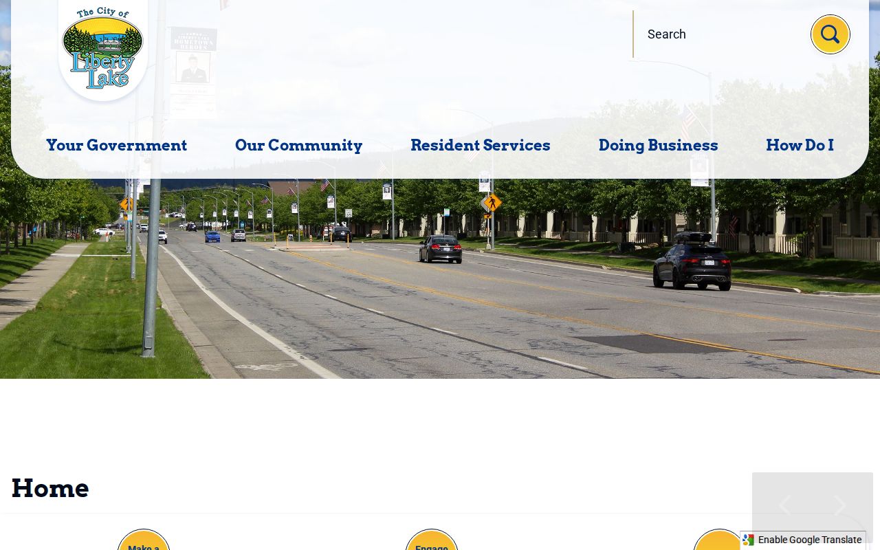 Liberty Lake criminal records routing through the official city service page